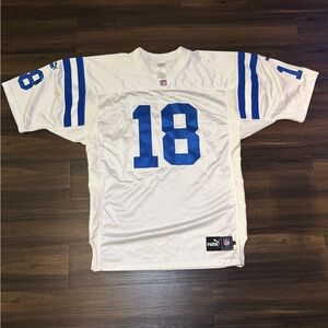 Size 50 - Autograph Peyton Manning Puma Indianapolis Colts Jersey